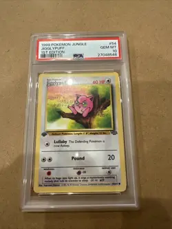 PSA 10 Pokemon 1st Edition 1999 Jigglypuff #54 Jungle Gem Mint First Ed Card - Image 4