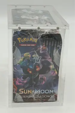 Pokemon TCG Sun & Moon Burning Shadows Booster Box Sealed w/ Acrylic Case - Image 2