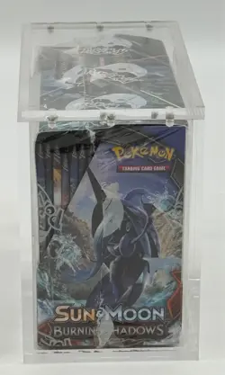 Pokemon TCG Sun & Moon Burning Shadows Booster Box Sealed w/ Acrylic Case - Image 4