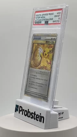 2009 Pokemon Japanese Promo 1st Place Gym Challenge #033 Victory Medal PSA 10 - Image 2