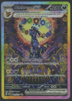 2025 Pokemon PRE EN Special Illustration Rare #161 Umbreon ex - Image 1