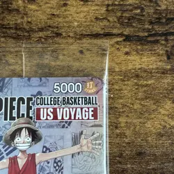 One Piece Monkey D. Luffy US Voyage College Basketball Promo Card Gonzaga SEALED - Image 2
