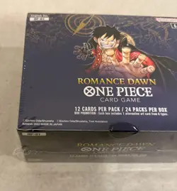 2022 BANDAI ONE PIECE TCG ENG OP-01 ROMANCE DAWN BOOSTER BOX WHITE BOTTOM SEALED - Image 3