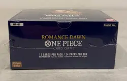 2022 BANDAI ONE PIECE TCG ENG OP-01 ROMANCE DAWN BOOSTER BOX WHITE BOTTOM SEALED - Image 5
