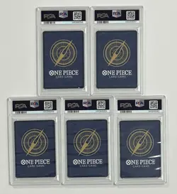 Lot (5) PSA 10 Five Elders Demon God Pack One Piece Sequential AA PSA 10 Set - Image 2