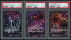 Lot (5) PSA 10 Five Elders Demon God Pack One Piece Sequential AA PSA 10 Set - Image 3