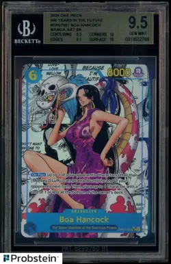 2024 One Piece 500 Years in Future OP07051 Boa Hancock Manga Art BGS 9.5 - Image 1