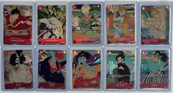 2024 One Piece 1st Anniversary Monkey D. Luffy Crew Set of (10) Nami Zoro Nico - Image 1