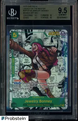 2025 One Piece Legacy Of The Master #OP12118 Jewelry Bonney Manga BGS 9.5 - Image 1