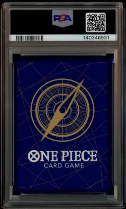 2024 One Piece EN Convention Exclusive Foil #043 Monkey D. Luffy PSA 10 GEM MINT - Image 3