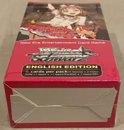 2017 WEISS SCHWARZ LOVE LIVE! SUNSHINE!! EXTRA BOOSTER ENGLISH 6 PK SEALED BOX V - Image 3