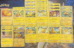Pokemon Tcg Pikachu Card Lot (26) SM, SWSH, SV - + Raichu - Many Sets - Image 1