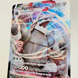 Aggron VMAX - 097/172 - Pokemon Brilliant Stars Sword Shield Ultra Rare Card NM - Image 2