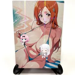 Bleach Orihime Inoue Sexy Anime Waifu Girl Doujin Lewd Goddess Story Art Card - Image 2