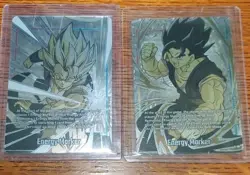 Gogeta & Vegito Tournament Promo Gold Energy Marker Dragon Ball Card Fusion - Image 1