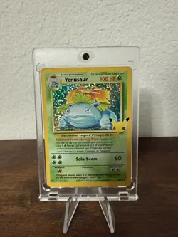 Pokemon TCG Venusaur Celebrations Holo Card 15/102 25th Anniversary - Image 1