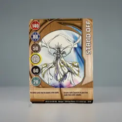 Bakugan Battle Brawlers Stand Off Copper Gate Card 20/48 Haos Lars Lion - Image 1