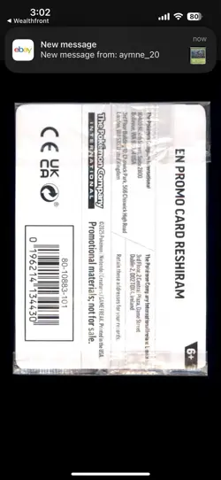Reshiram And Genesect (Phantasmal Flames Stamped) Rare Sealed Cards 017/094 NM - Image 4
