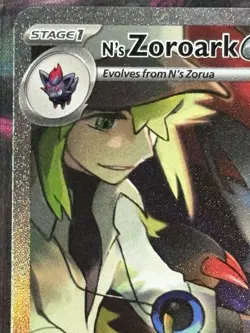 N's Zoroark EX Special Illustration Rare Card 185/159 Sv09: Journey Together - Image 2