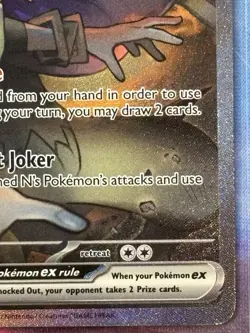 N's Zoroark EX Special Illustration Rare Card 185/159 Sv09: Journey Together - Image 5