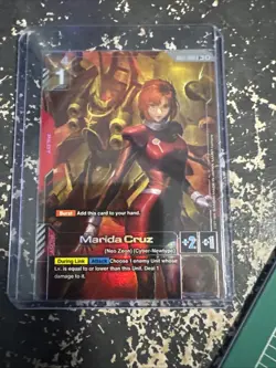 Marida Cruz Alternate Art Foil Gundam TCG Card GD01-093 R+ NM Condition - Image 1