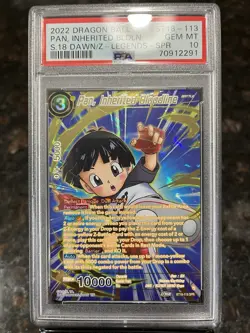 Pan Inherited Bloodline BT18-113 SPR Foil Dragon Ball Super Card Game | PSA 10 - Image 1