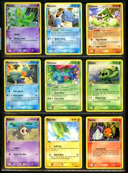 2006 Pokemon EX CRYSTAL GUARDIANS Cards Lot REVERSE HOLO Stamped RARE Blastoise - Image 2
