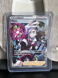 Piers TG28/TG30 Astral Radiance Trainer Gallery NM Full Art Pokemon Card - Image 1