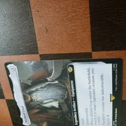 Mtg Mithril Coat NM/M Extended Art Universes Beyond: LOTR Equipment Card Rare - Image 4