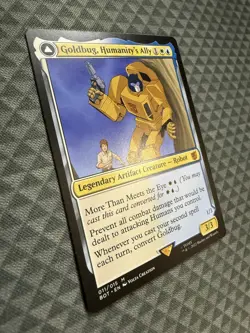 MTG Goldbug, Humanity’s Ally #011/015 M Universes Beyond: Transformers (BOT) - Image 2