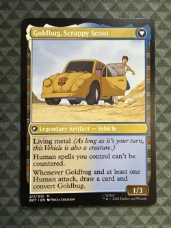 MTG Goldbug, Humanity’s Ally #011/015 M Universes Beyond: Transformers (BOT) - Image 3