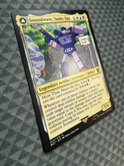MTG Soundwave, Sonic Spy #014/015 M Universes Beyond: Transformers (BOT) - Image 2