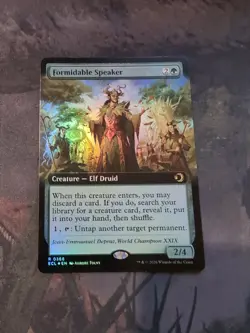 Formidable Speaker (Extended Art) Lorwyn Eclipsed Foil - Image 1