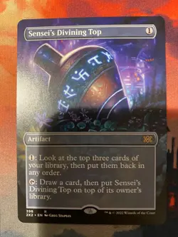 MTG Double Masters 2022 Senseis Divining Top Borderless - Image 1