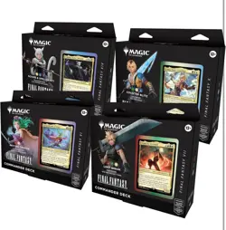 Magic the Gathering Final Fantasy Commander Deck Bundle All 4 Decks - Image 1
