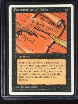 Magic MTG Italian Revised Contract From Below Artist Proof Near Mint - 50 Exist! - Image 1