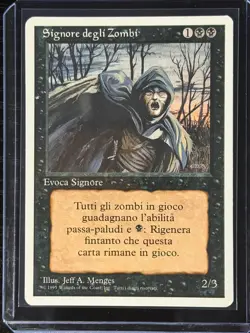 Magic MTG Italian Revised Zombie Master Artist Proof Near Mint - Only 50 Exist! - Image 1