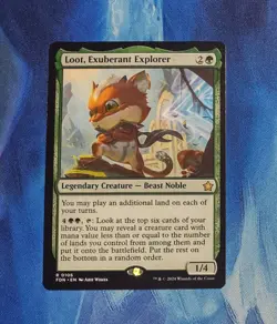 Loot, Exuberant Explorer Foundations Regular NM Magic The Gathering - Image 1