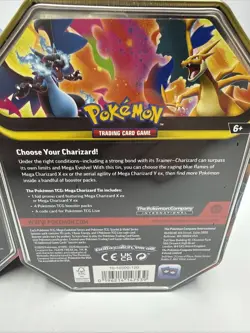 Pokemon TCG Mega Charizard ex Tins Sealed SET OF 2 Ships Fast - Image 4