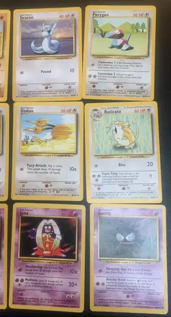 Vintage Pokemon Base Set Card Lot of 15 – WOTC - Image 4