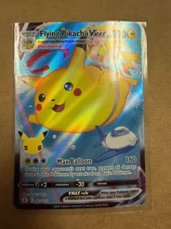 Flying Pikachu Vmax 007/025 Celebrations 25th Full Art Pokemon Card 2021 - Image 1