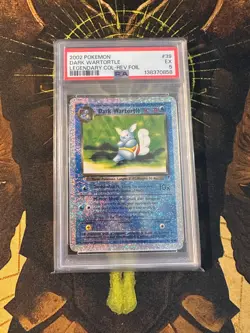 Pokemon Dark Wartortle 39/110 Legendary Collection Reverse Holo PSA 5 - Image 1