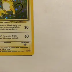Raichu 14/102 Base Set Unlimited Holo Vintage Pokemon TCG - Image 4