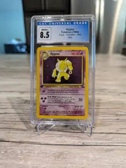 CGC 8.5 NM/MINT+ Hypno Fossil 1st Edition Holo RARE Pokemon Card 8/62 - Image 2