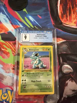 CGC 9 MINT Nidoqueen 1999 Jungle 1st Edition 23/64 Pokemon Card - Image 1