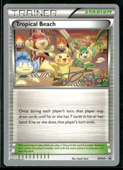 Pokemon - 2014 World Championships Deck Tropical Beach BW50 Black Star Promo LP - Image 1