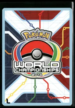 Pokemon - 2014 World Championships Deck Tropical Beach BW50 Black Star Promo LP - Image 2