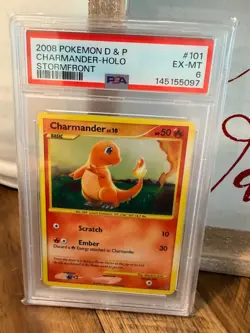 2008 Pokemon Stormfront Charmander Holo 101/100 PSA 6 - Image 3