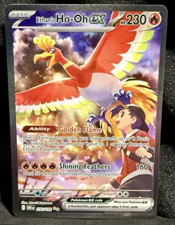 Pokemon TCG Ethan’s Ho-oh Ex 230 SIR SV: Destined Rivals 2025 NM/Single - Image 1