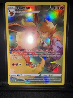 Pokemon TCG - Flareon TG01/TG30 Brilliant Stars Trainer Gallery Holo | NM - Image 1